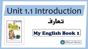 Class One English Lesson Reading | Unit 1.1 Introduction | STBB | English in Sindhi