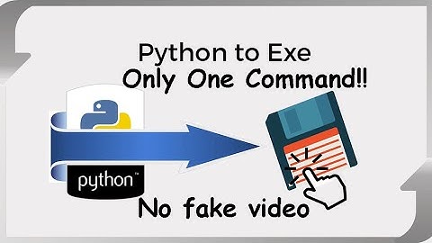 PY to EXE Using One Command!!!