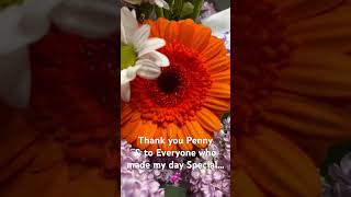 Surprised!!! #thankyou #beautiful #flowers #farmlife #birthday #youtubeshorts