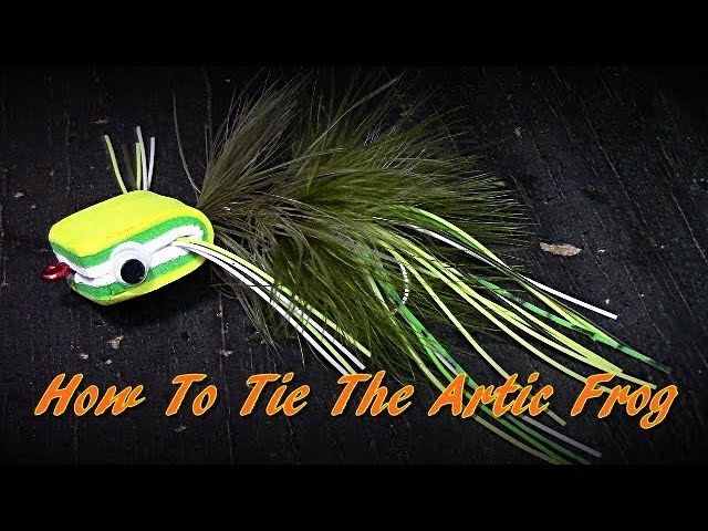 How to tie the Artic Frog, articulated frog fly pattern 