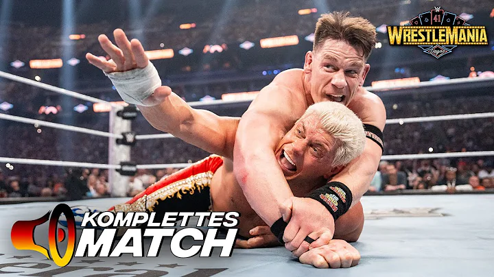 KOMPLETTES MATCH: Cody Rhodes vs. John Cena | Undisputed WWE Championtitel Match: WrestleMania 41