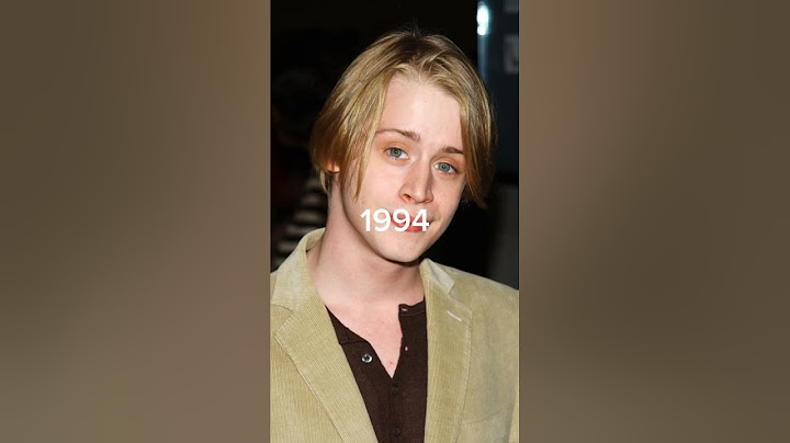 Evolution of Macaulay Culkin "Home Alone"