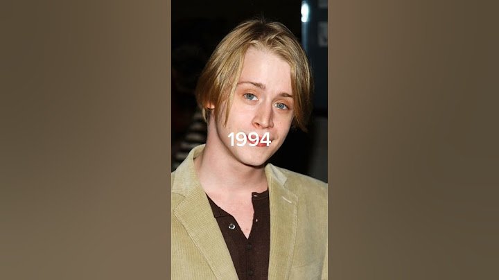 Evolution of Macaulay Culkin "Home Alone"