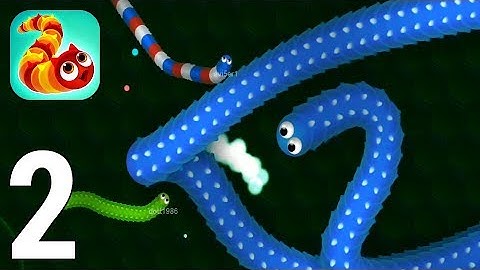 Wormax.io Online Gameplay Walkthrough Part 2 [iOS/Android Games]