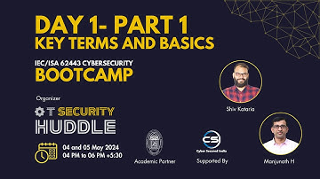IEC/ISA 62443 Cybersecurity Bootcamp Day 1 Part 1