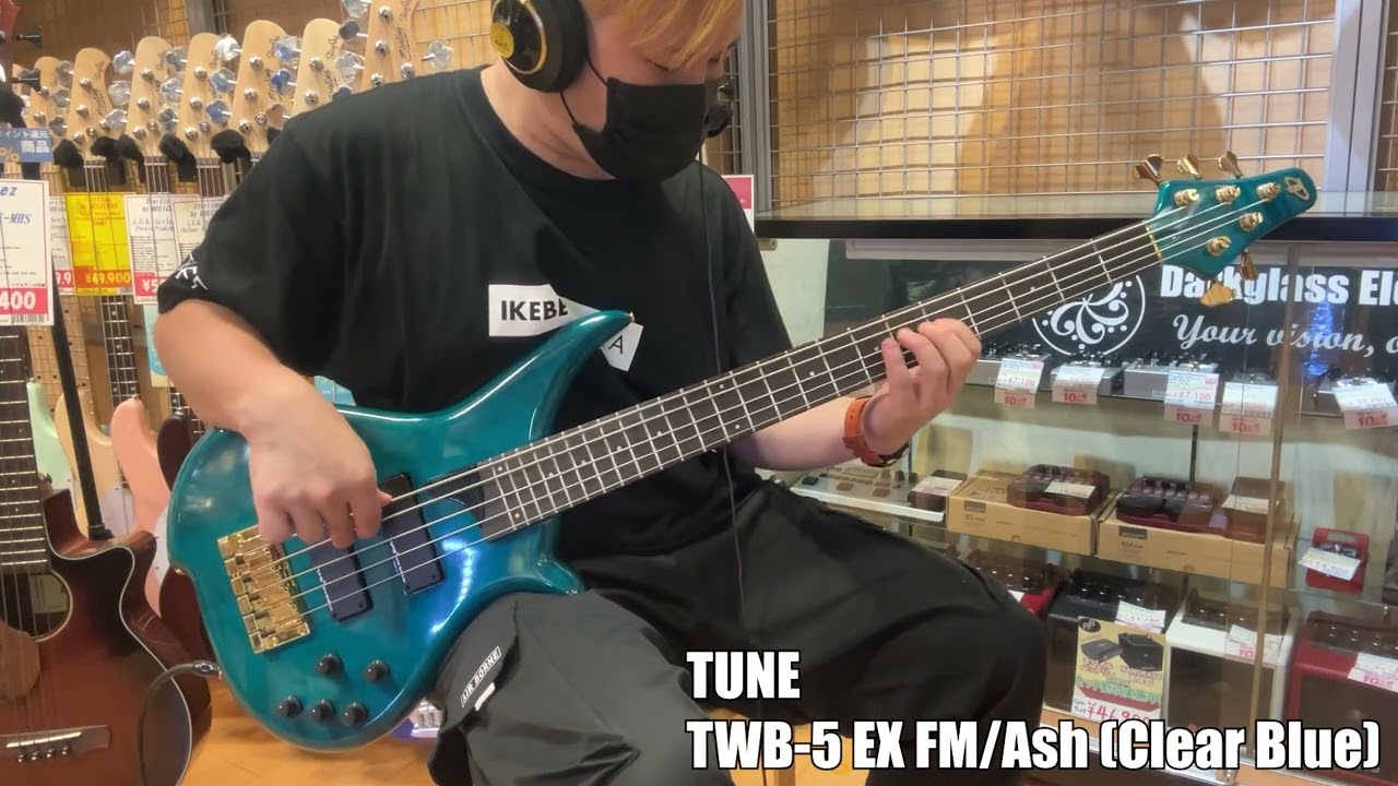 趣味人 TUNE TWB-6 EX メイプル ブルー 6弦ベース 趣味人 TUNE