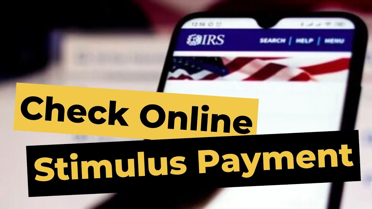 How To Check Your Stimulus Payment Status Online YouTube
