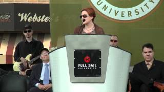 Nell Thompson Inducts Jayson Whitmore into the 2009 Full Sail University Hall of Fame