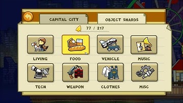Scribblenauts Unlimited - Object Shards Part 3: Vehicles.