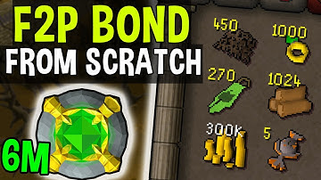 I Will Earn a Bond in F2P Starting From Nothing! [1/2] Free to Play Money Making Methods! [OSRS]