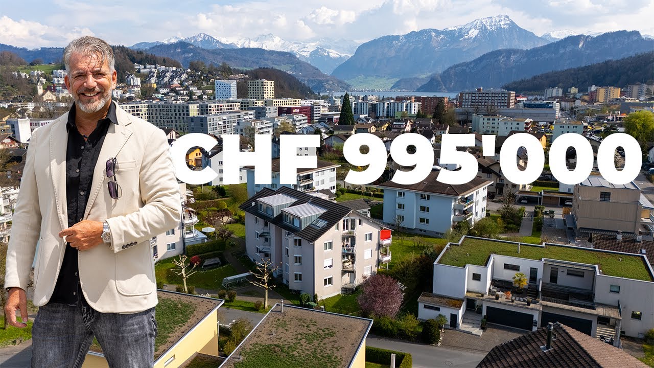Wohnen beim Luzerner See: CHF 995'000 Wohnungstour in Kriens, Schweiz
