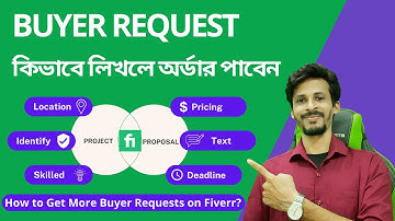 fiverr buyer request bangla tutorial | how to send buyer request on fiverr