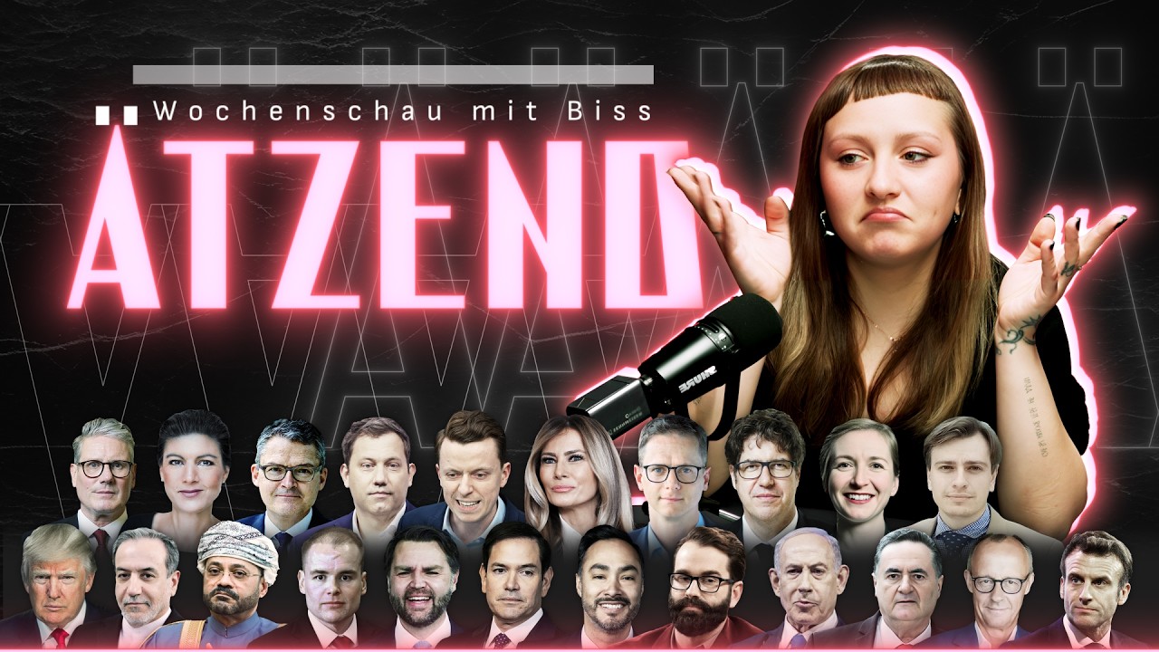 Ätzend #64 – Wochenrückblick mit Biss: Showdown in Nahost: Mit zweierlei Merz in den Abgrund!