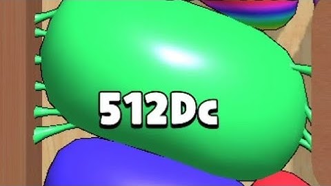 Large numbers 256Dc, 512Dc unlock - blob merge 3d