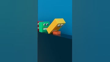 Row Of Cubes Different Colours #animation #shorts #shortvideo