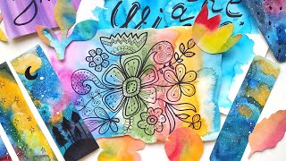 5 Creative Ways to Use Watercolor Backgrounds - Watercolor Tips and Tricks