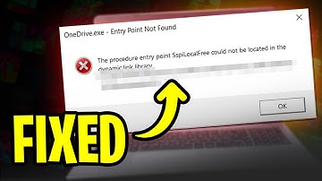 How to Fix onedrive.exe Entry Point Not Found in Windows 11/10/8/7 (2025 UPDATE) ✅