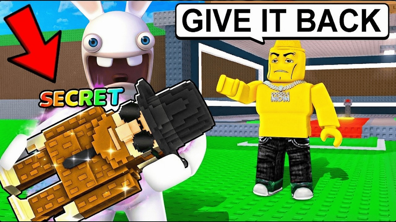 Crazy Rabbid Plays Roblox Steal A Brainrot!!
