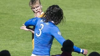 Rangers vs Motherwell players Fir Park brawl! HD