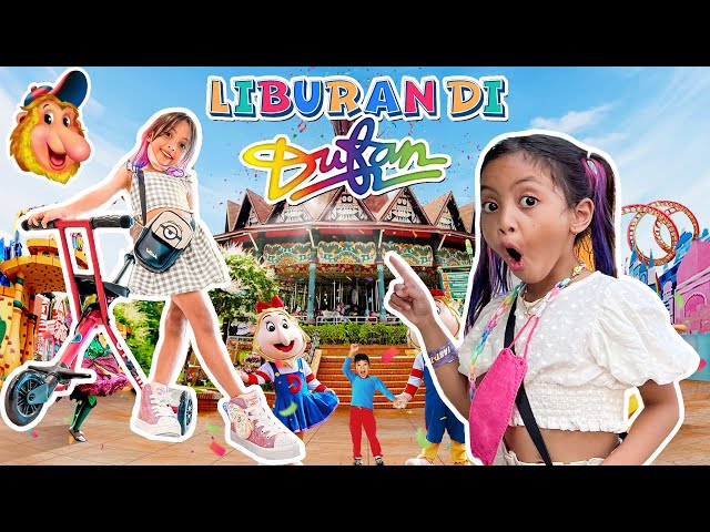 LEIKA LIBURAN DI DUFAN 😍😍 BARENG TOMPEL DAN BUNDA! SERU BANGET class=