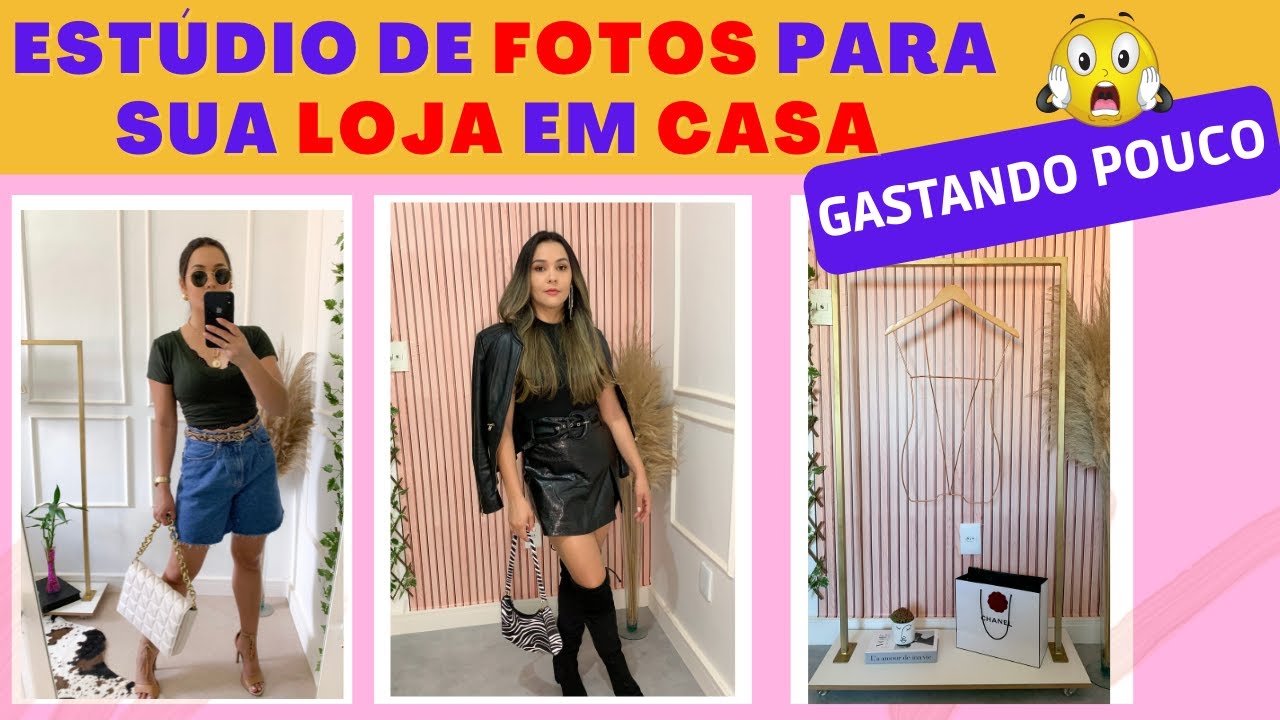 COMO MONTAR UM CENÁRIO PARA FOTOS EM CASA - GASTANDO POUCO