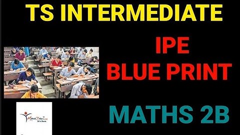 TS INTER 2023 MATHS SECOND YEAR 2B  BLUE PRINT