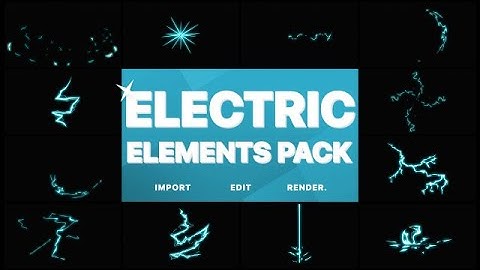 Electric Elements DaVinci Resolve Templates