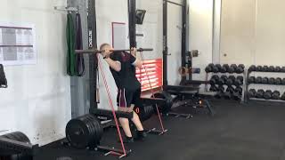 Banded Barbell Squat Jump - Continuous