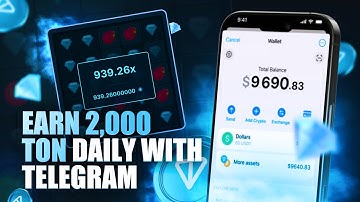 How to Earn 2,000 TON Daily for FREE with Telegram in 2025 with Instant Withdrawal!