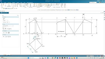Development of Lateral Surfaces of Solids Square Prism 02