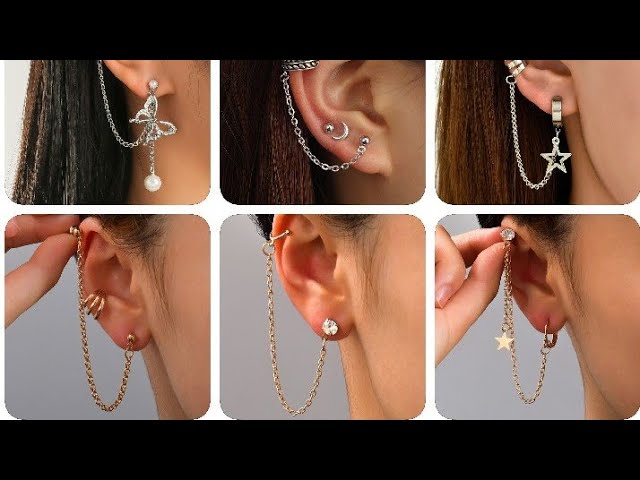 REINHEART Chain Trick Earring and Ear Cuff by W Concept