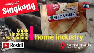 singkong marsinah | home industry keripik singkong rasa gadung 