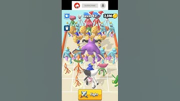 Merge Master Rainbow run 3D || level 42 || Monkey Beast Gaming