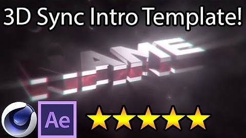 Free 3D Sync Intro Template! (Full Tutorial) After Effects + Cinema 4D | Free 3D Intro #84