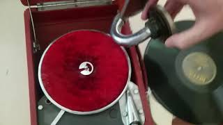 Russian Severnaja compact portable phonograph @SynthDan1