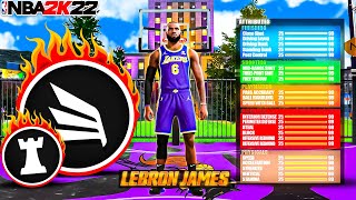 THE BEST LEBRON JAMES BUILD IN NBA 2K22