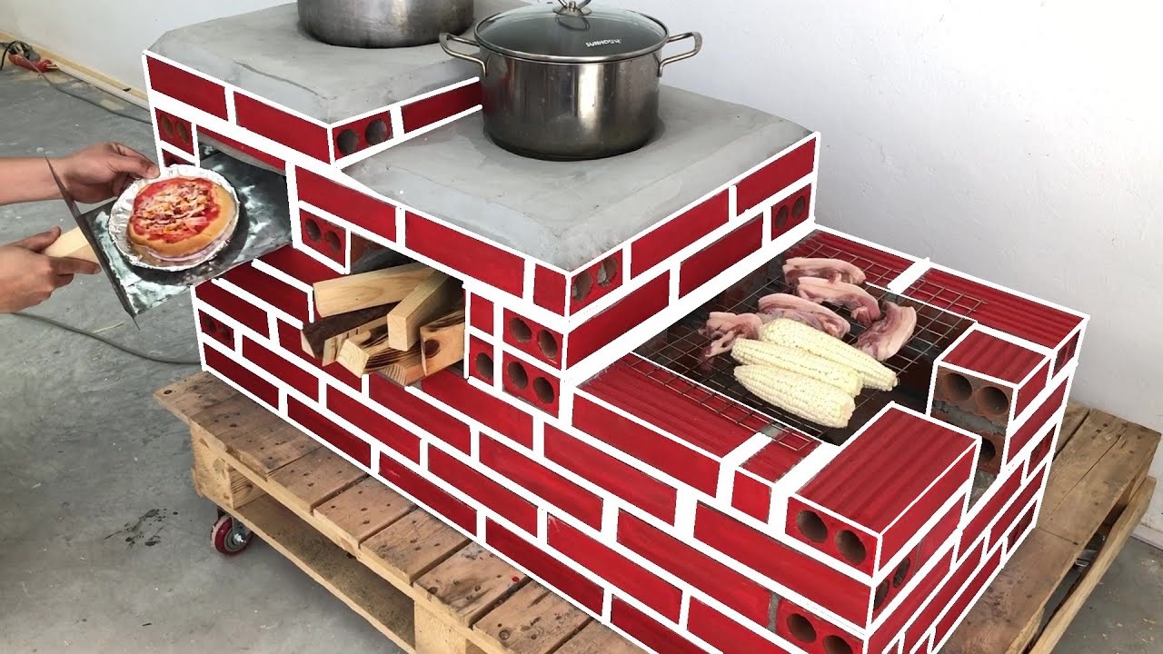Unique Stove 3 Function Outdoor Wood Stove Cooking, Barbecue and Pizza Oven YouTube