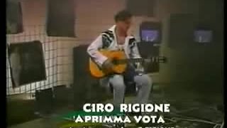 CIRO RIGIONE - 'A primma vota (Official video) chords
