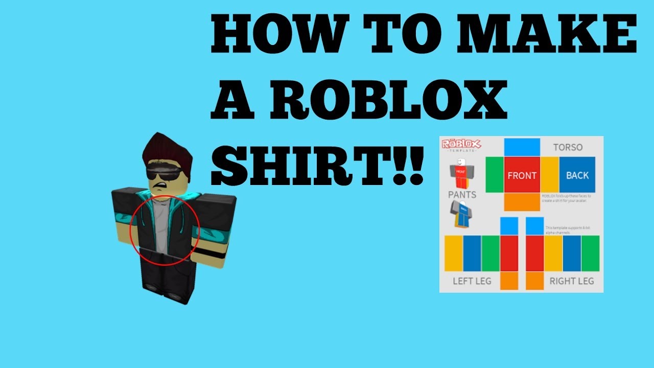 How to make clothes on Roblox - YouTube