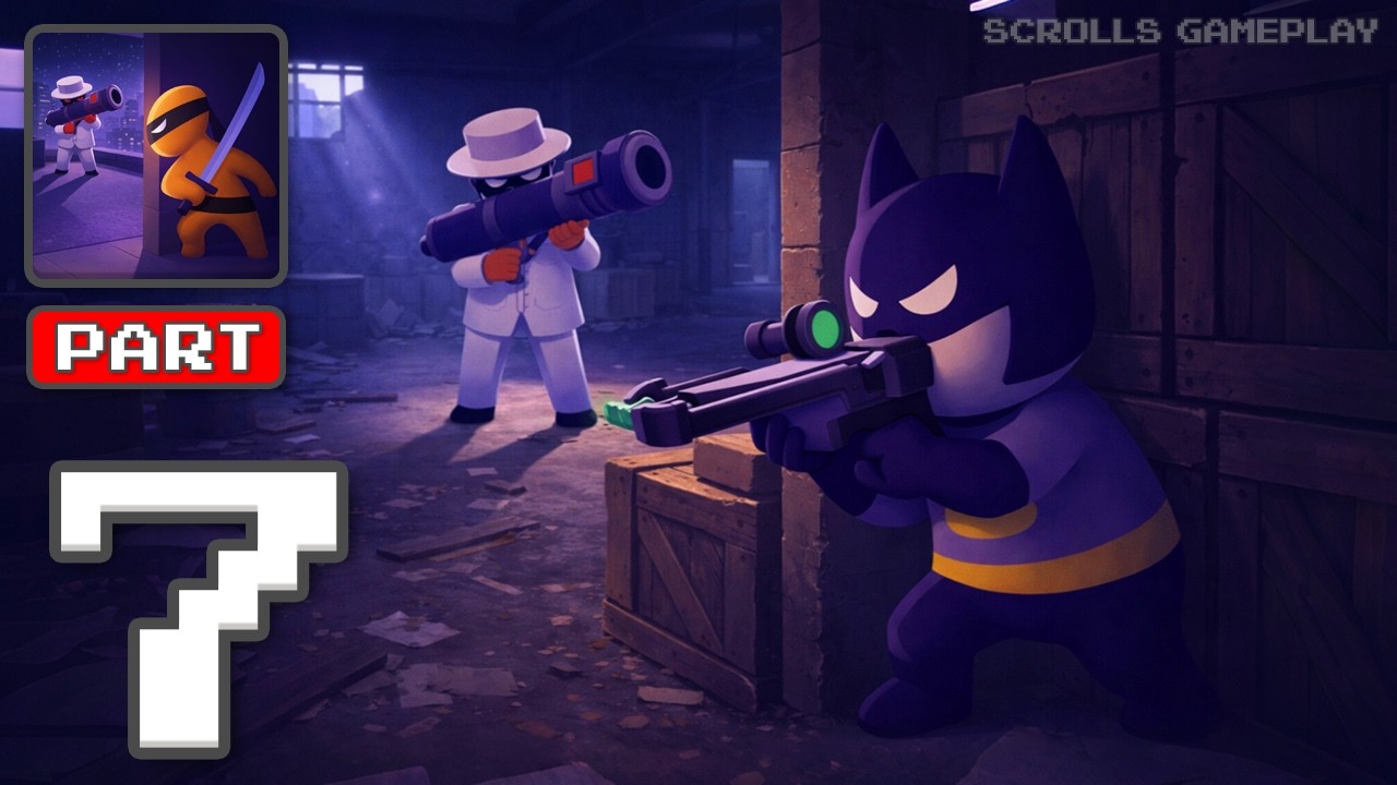 Stealth Master: Assassin Ninja - Gameplay Walkthrough Part 7 - Silent Wins Every Time (iOS, Android)