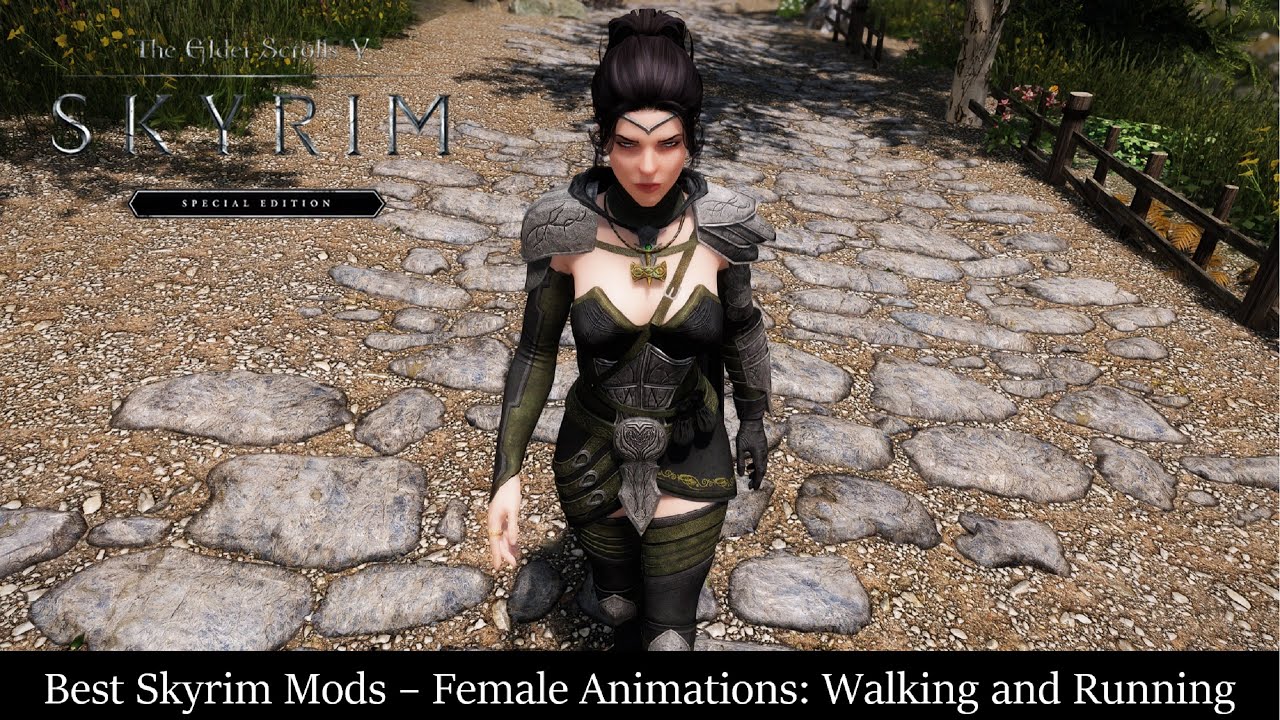 Best Skyrim Mods (SE & LE) - Female Animations: Walking and Running -  YouTube