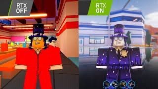 PLAYING ROBLOX WITH RTX ON!