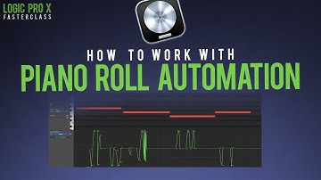 Automation In Piano Roll - Logic Pro X