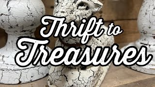 DIY HOME DECOR |  Up Cycling Thrift Store Finds