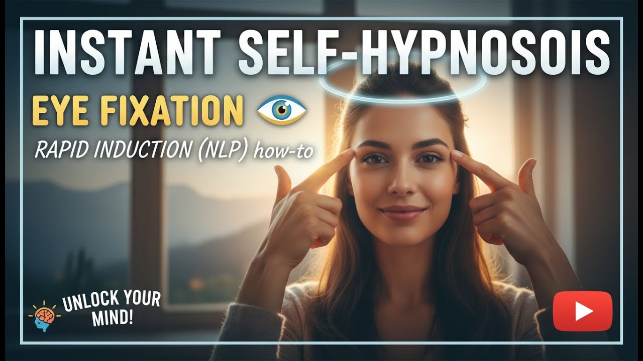 Instant Self-Hypnosis: Eye Fixation Rapid Induction (NLP) how to 