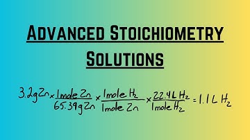 Stoichiometry Problems (Advanced)