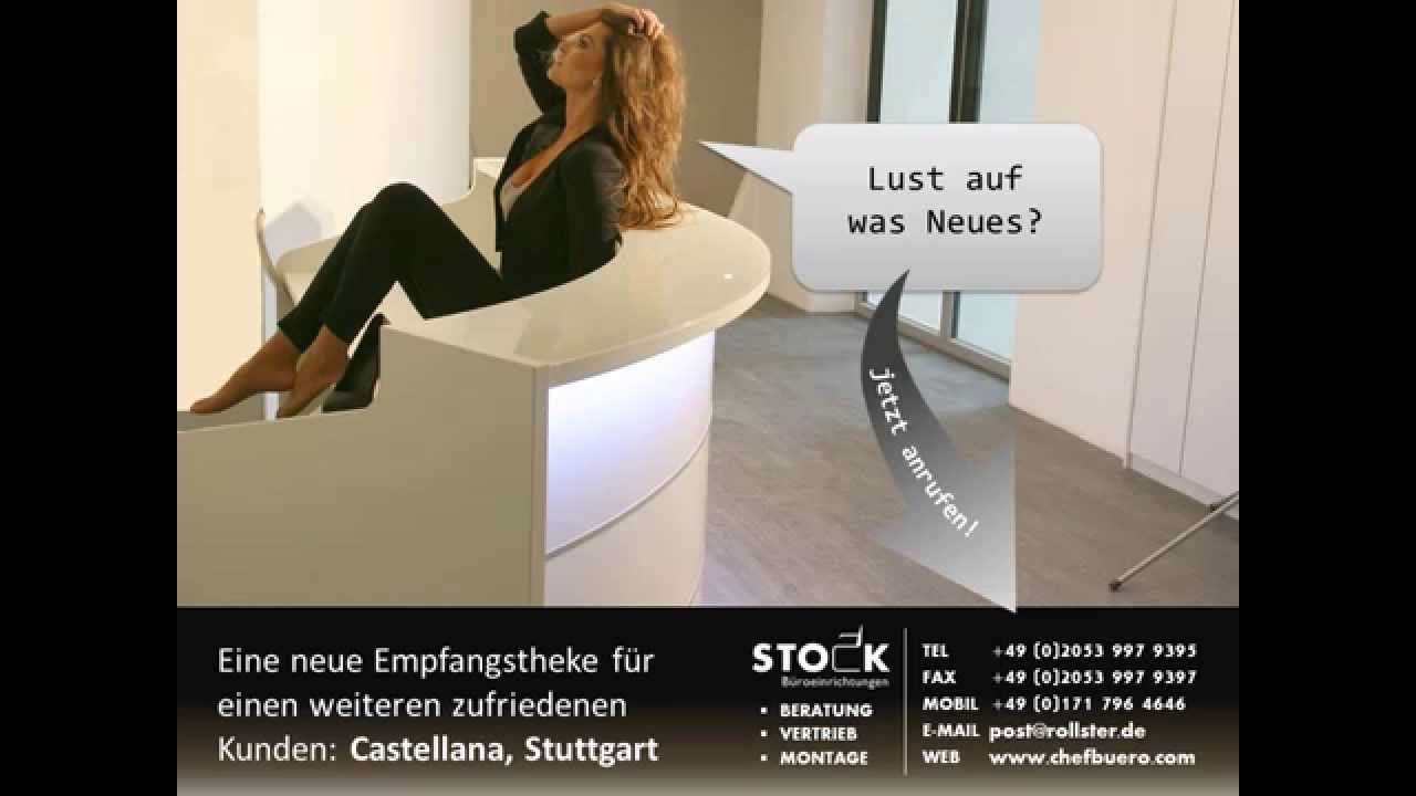 Empfang Möbel Theke weiß Karlsruhe Stuttart