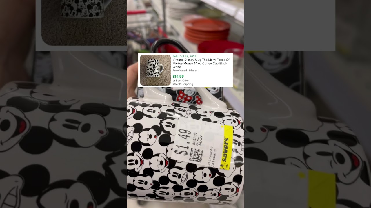 Massive Disney Mug Find at the Thrift Store!