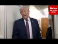 WATCH: President Trump Holds Press Gaggle On Air Force One After Striking Greenland Deal In Davos