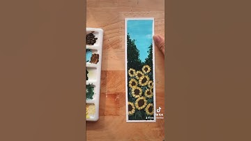 #gouachesunflowerpainting #sunflowerpaintingtutorial #gouachetutorial #gouache